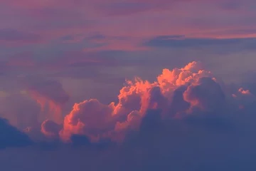 Foto auf Acrylglas Kanarische Inseln Amazing sunset on the ocean on the Canary Island Fuerteventura, Spain.