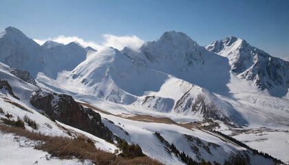Winter Wonders Exploring the Snowy Mountains