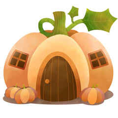 pumpkin on a pumpkin House 