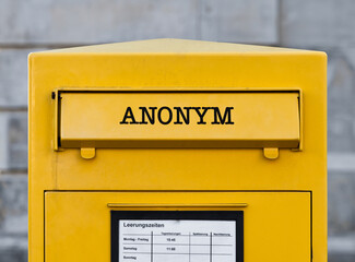 Anonym Briefkasten