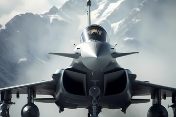 Fototapeta premium Eurofighter Typhoon - United Kingdom - Multirole fighter with advanced avionics and weapons systems