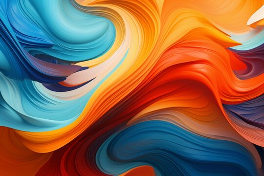 Abstract background with infinite possibilities. Generative AI