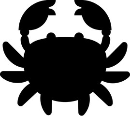 cute crab vector art, cute animal vector art, minimalist animal vector art, cute vector emoji