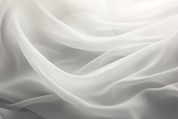 Obraz premium White silk fabric background