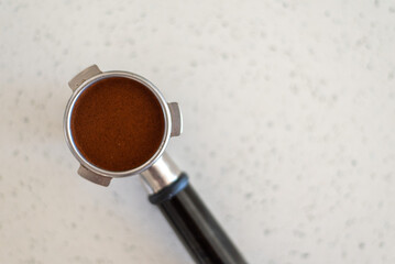 Espresso Tamper on a white background