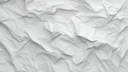 Obraz premium Abstract Old White Crumpled and Creased Recycle