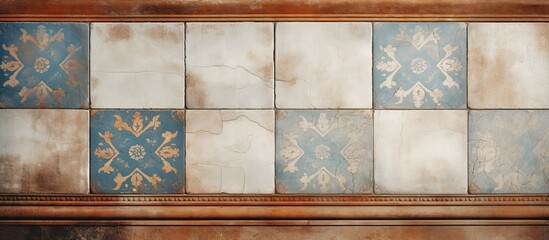 Texture pattern and surface of vintage ceramic tiles are stunning
