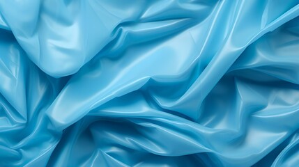 Crumpled blue plastic textured background wallpaper wrinkled background 