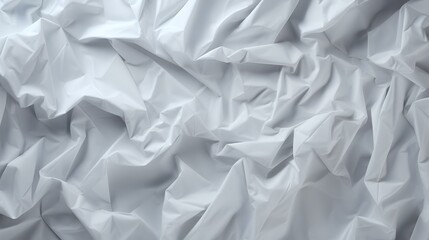 Obraz premium crumpled white paper background wrinkled background wallpaper high resolution