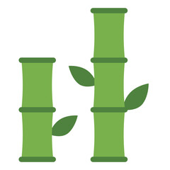 Bamboo color flat icon