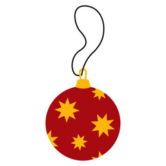 Beautiful Christmas ball on white background © Pixel-Shot