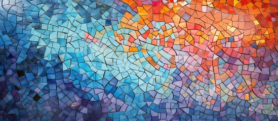 Fototapeta premium mosaic wall tiles design