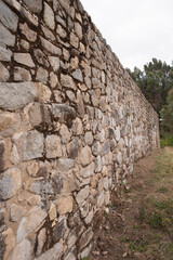 Saywite or Sayhuite is an archaeological zone located in Peru, stone background of the pyramid ruins