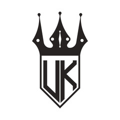 UK letter logo