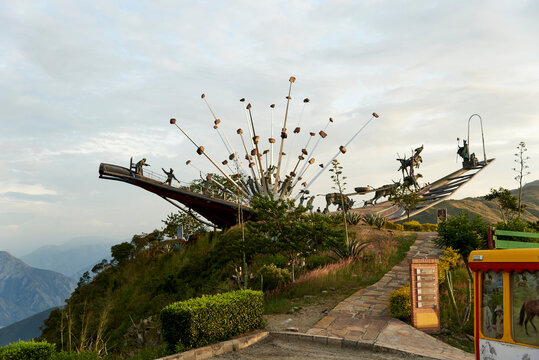 Monument to Santandereanidad, Chicamocha National Park, Santander, Colombia
