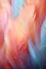 Fototapeta na wymiar A gentle feather texture background