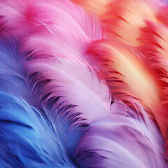 Fototapeta premium A gentle feather texture background