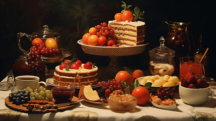 Vintage Food Display