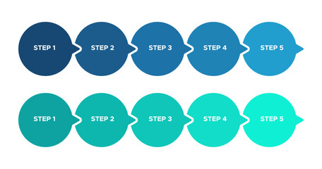 Infographic vector templates set