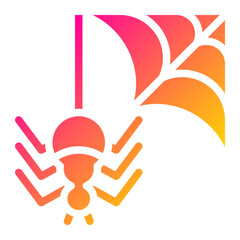 Spider web icon
