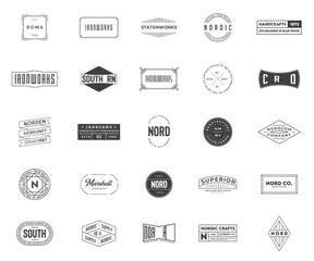 Retro Modern Logos Badges and Labels