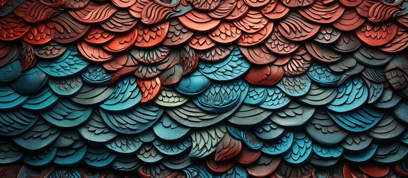 Attractive design and surface of clay tiles