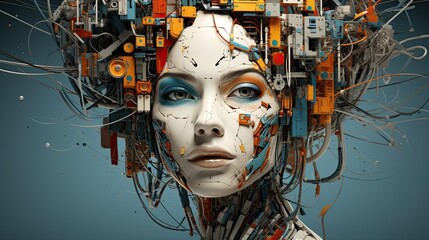 Artificial Intelligence Concept, when machines are programmed to think like humans
