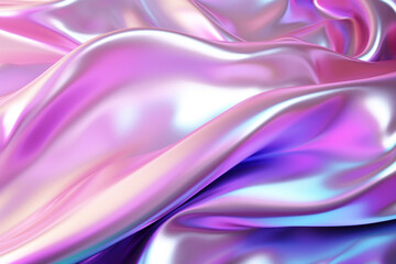 Obraz premium Iridescent Abastract Wave Flow Colorful Gradient Background