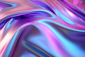 Obraz premium Iridescent Abastract Wave Flow Colorful Gradient Background