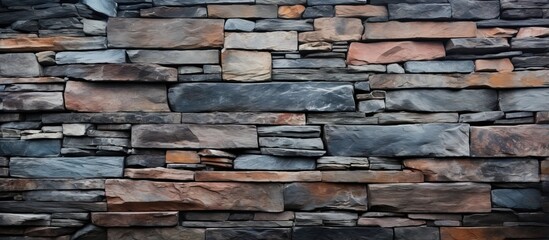 Contemporary stone wall backdrop with texture