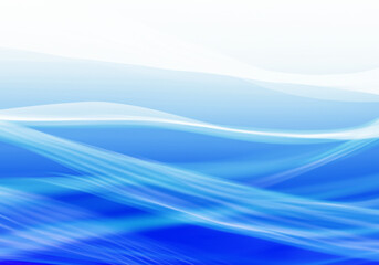 青色の透明感のある曲線の背景素材
