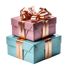 Obraz premium Transparent isolated gift box, a versatile element for your creative design and holiday projects