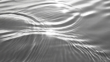 abstract white transparent water shadow surface texture natural ripple background blurred ripple water texture on white background shadow of water on sunlight