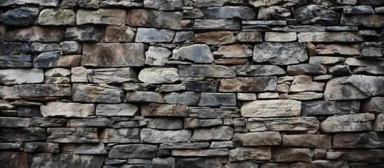 Rolgordijnen Ideal stone wall for backdrop © Vusal