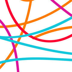 Colourful graphic lines background 