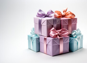 Obraz premium An isolated transparent gift box, a package of surprises waiting to be unveiled with excitement
