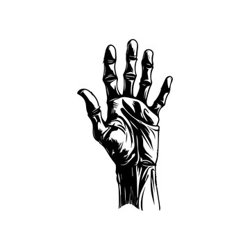 recommend clip art: Zombie Hand , Clip Art Design Vector. Halloween Scary Grave. Arm Monster Dead, ai generated