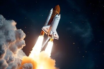 Obraz premium ロケット打ち上げ