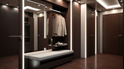 interior design wardrobe corridor