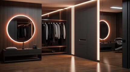 interior design wardrobe corridor