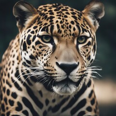 Fototapeta premium jaguar wallpaper, mist, realistic, wimmelbilder, ivory, dynamic pose