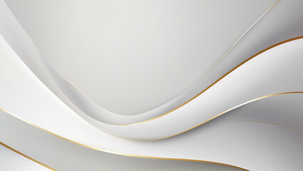 gold wave on white background