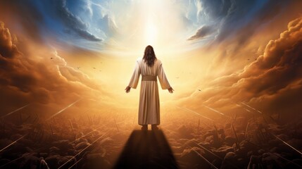illustration of Jesus ascension
