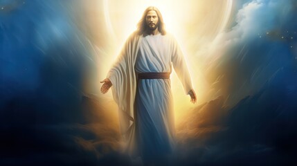 illustration of Jesus ascension