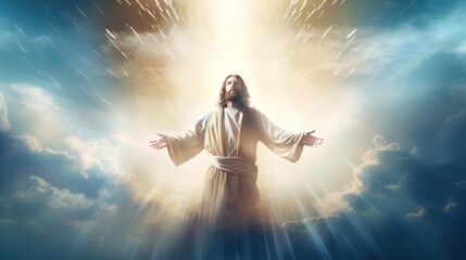 illustration of Jesus ascension