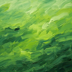 painted green abstract background Modern art. Contemporary art.