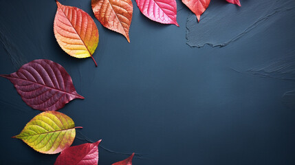 autumn leaves background HD 8K wallpaper Stock Photographic Image 