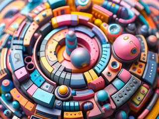 Exploring Abstract, Colorful, and Macro Details in Playful Technology