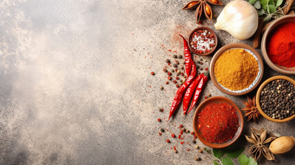spices and herbs HD 8K wallpaper Stock Photographic Image 