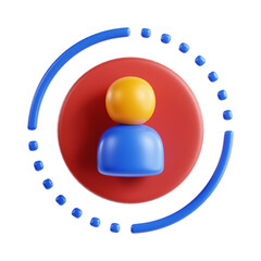 User Profile Button Interface